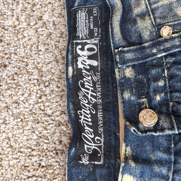 The Heritage by America men's blue denim size 32X33 pants - Picture 6 of 15